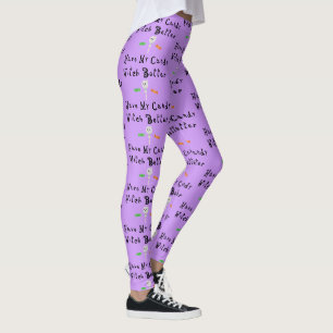 Hexe hat besser meine Süßigkeiten. Schwarze Buch Leggings