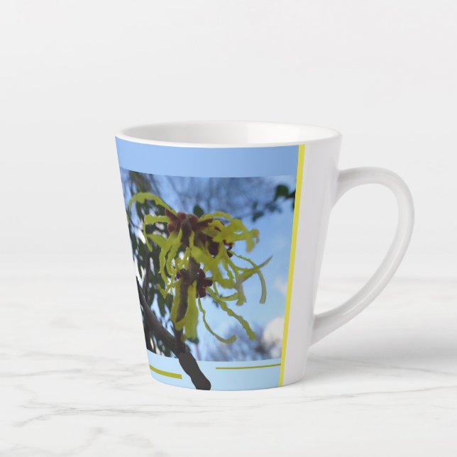 Hexe Hazel Collage Latte Tasse (Rechts)