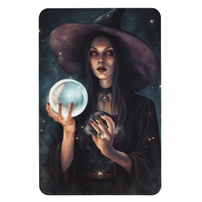 Hexe Hilde Magnet (Vertikal)