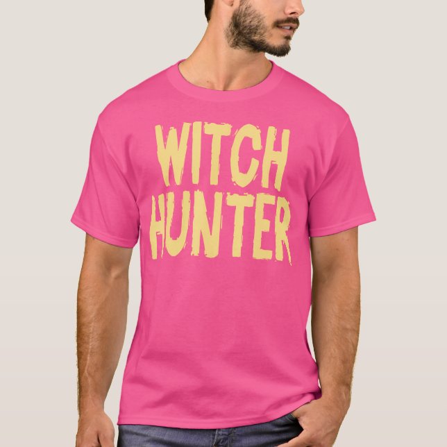 Hexe Hunter Halloween Easy Lazy T-Shirt (Vorderseite)