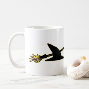 Hexe-Hut u. Besen Kaffeetasse
