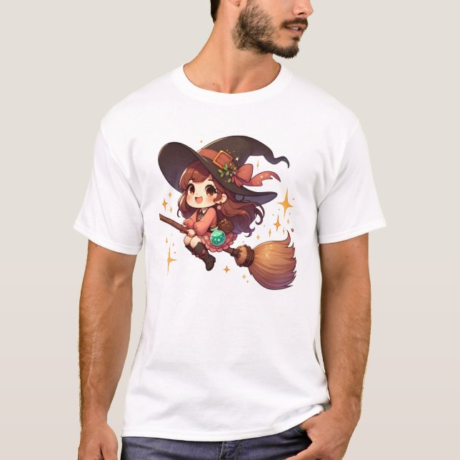 Hexe in Ausbildung - Whimsical Young Hexe T-Shirt (Vorderseite)