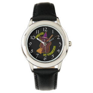 Hexe in den Trainings-Uhren Armbanduhr