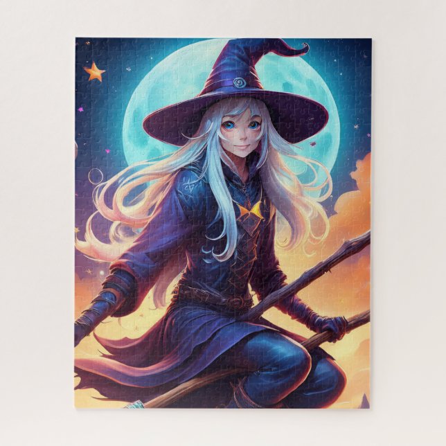 Hexe Jigsaw Puzzle (Vertikal)