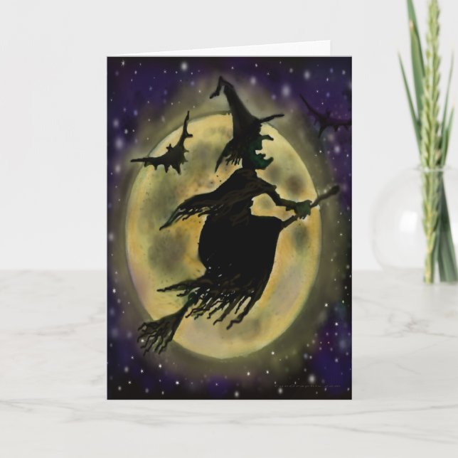 Hexe Karte (Vorderseite)