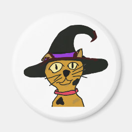 Hexe Kitty Magnet