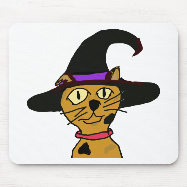 Hexe Kitty Mousepad (Vorne)