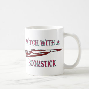Hexe mit einem Boomstick 2 Kaffeetasse