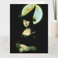 Hexe Mona Lisa Halloween Vollmond