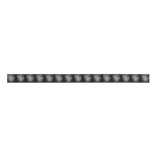 Hexe Moon mit Chakra Stones Ripsband