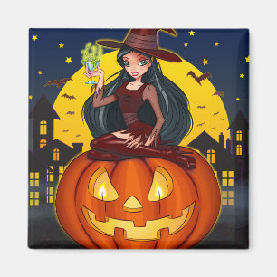 "Hexe-Nacht " Magnet