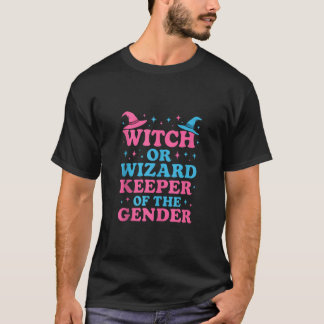 Hexe oder Zauberer Hüter des Geschlechts Lustige G T-Shirt