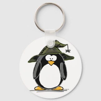 Hexe Penguin Schlüsselanhänger