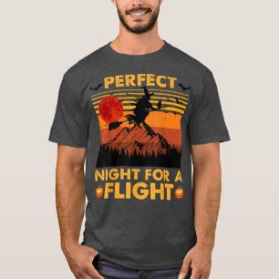 Hexe, perfekte Nacht für ein Fluch Halloween Kids T-Shirt
