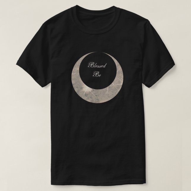 Hexe Prim Horned Moon Goddess T-Shirt (Design vorne)