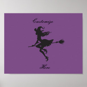 Hexe-Reitbesen Halloween Thunder_Cove Poster