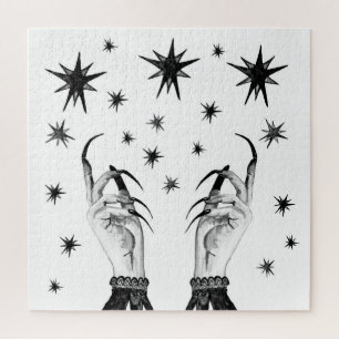 Hexe Sterne: Halloween Night Background
