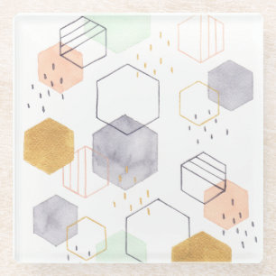 Hexe-Streuung Glasuntersetzer