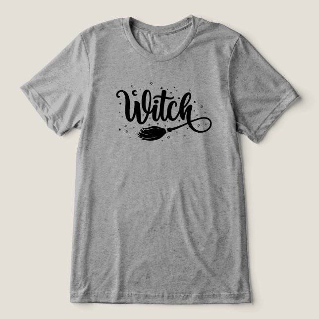 Hexe Tri-Blend Shirt (Design Vorderseite)