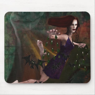Hexe und der Mond Mousepad