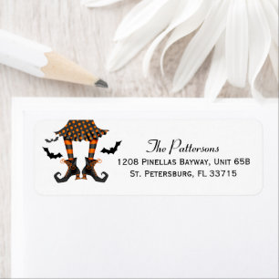 Hexe und Fledermäuse — Whimsisches Halloween