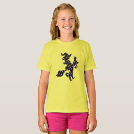 Hexe und Katze, Halloween-Stimmung T-Shirt
