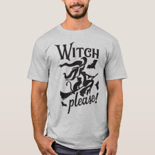 Hexe und Schwarze Katze: Verzauberte Unternehmen T-Shirt