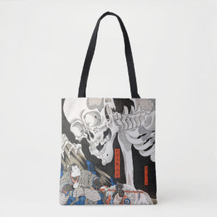 Hexe und Skelett-Spektrum, Utagawa Kuniyoshi Tasche