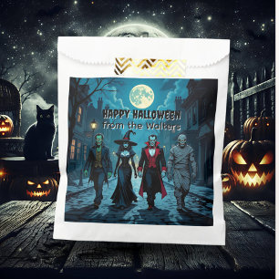 Hexe, Vampire, Dracula und Mummy-Halloween-Party Geschenktütchen