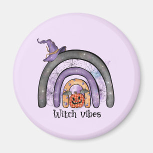 Hexe Vibes Black Rainbow Magnet