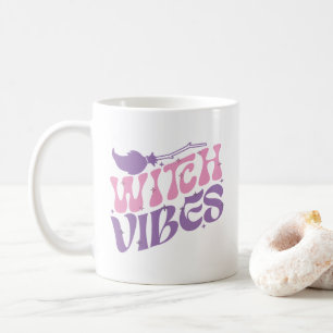 Hexe Vibes Halloween Magic Broom Kaffeetasse