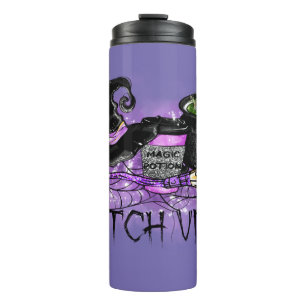 Hexe Vibes - süßer Halloween-Kaffee Thermosbecher