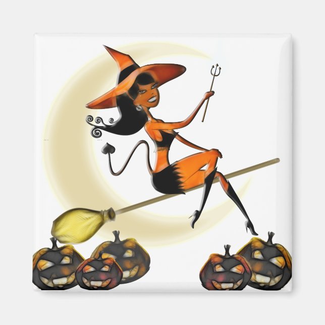 Hexe, wie immer du gehst! Magnet (Vorne)