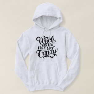 Hexe Will Candy: Ein humorvolles Halloween-Design Hoodie