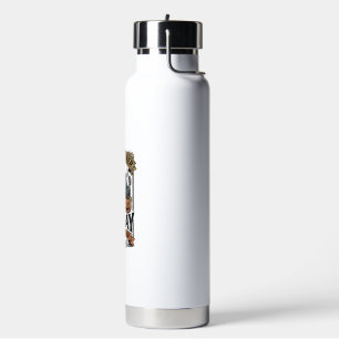 Hexe zur Reparatur von Batterien Lustiges Hallowee Trinkflasche