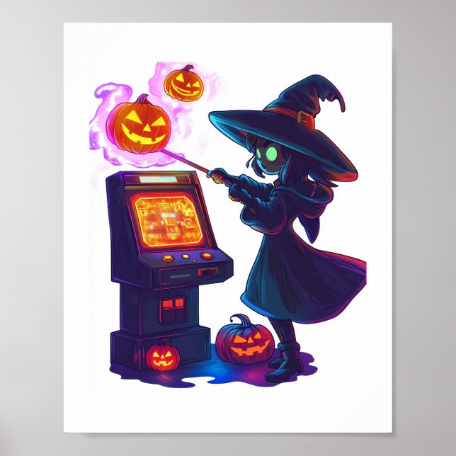 Hexen-Arcade-Nacht Poster (Vorne)