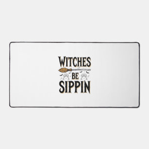 Hexen Be Sippin Vintage Halloween Trink Shirt_1 Schreibtischunterlage