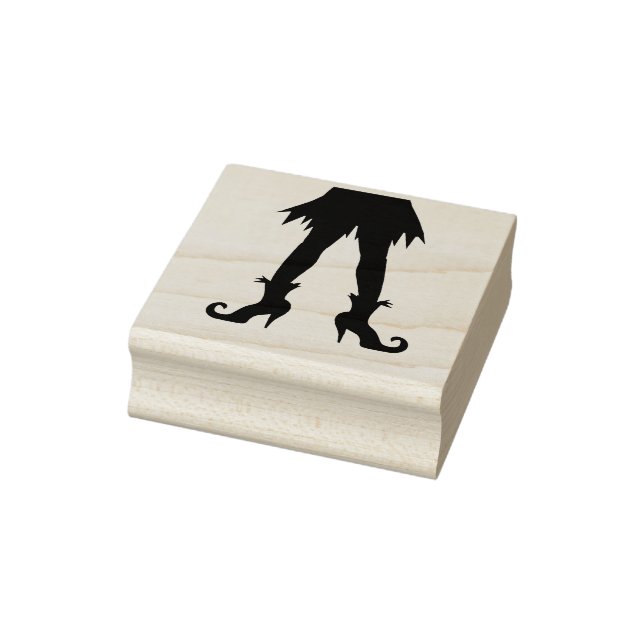 Hexen Beine Silhouette Briefmarke Gummistempel (Stempel)