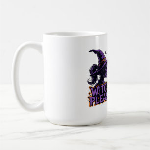 Hexen bitte Halloween-Tasse Kaffeetasse