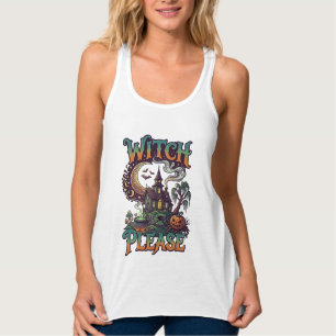 Hexen Bitte Spukhaus Halbmondkessel Tank Top