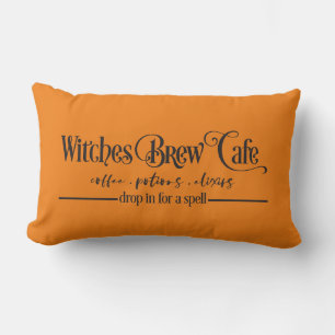 Hexen Brew Cafe Halloween Lendenkissen