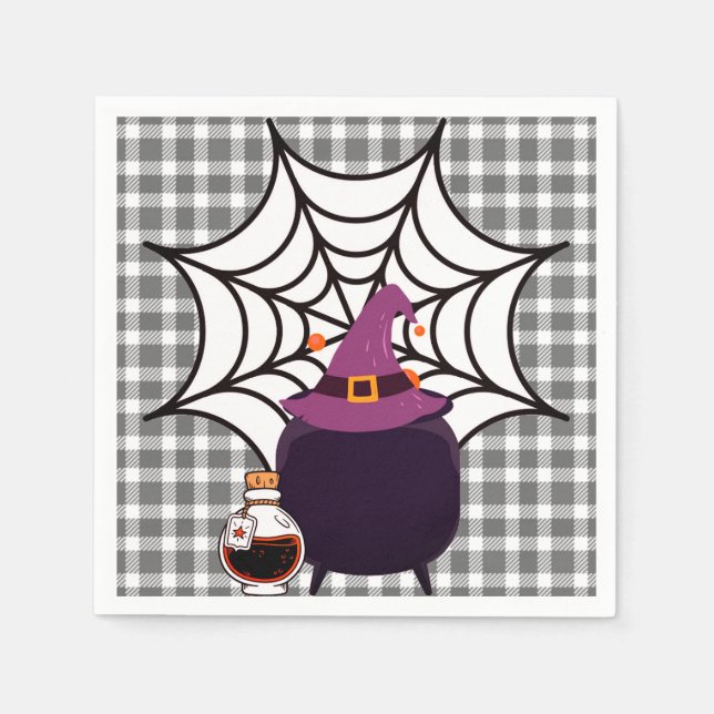Hexen Brew Cocktail Napkin Serviette (Vorderseite)