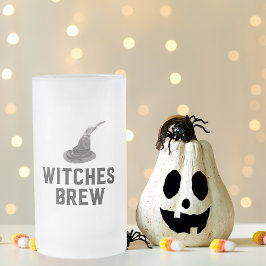 Hexen Brew | Frohe Halloween | Hexenhut Mattglas Bierglas