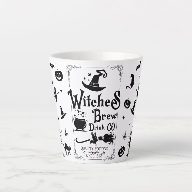 Hexen Brew Latte-Tasse Milchtasse (Vorderseite)