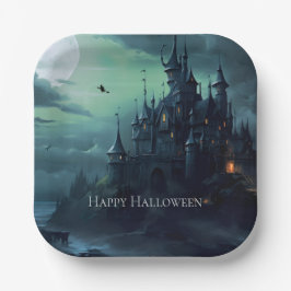 Hexen Castle Halloween Pappteller