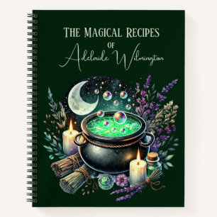 Hexen Cauldron Rezepte Personalisiert Notizbuch