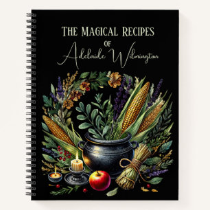 Hexen Cauldron Rezepte Personalisiert Notizbuch