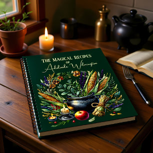 Hexen Cauldron Rezepte Personalisiert Notizbuch
