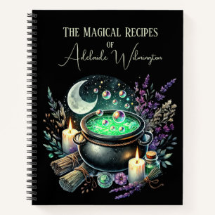 Hexen Cauldron Rezepte Personalisiert Notizbuch