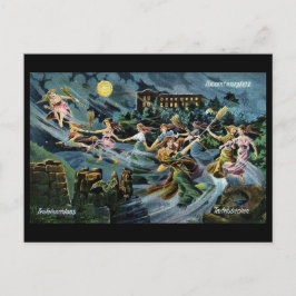 Hexen Dance Walpurgis Nachtkarte Postkarte